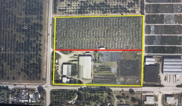 aerial of portion included for lease redline south.