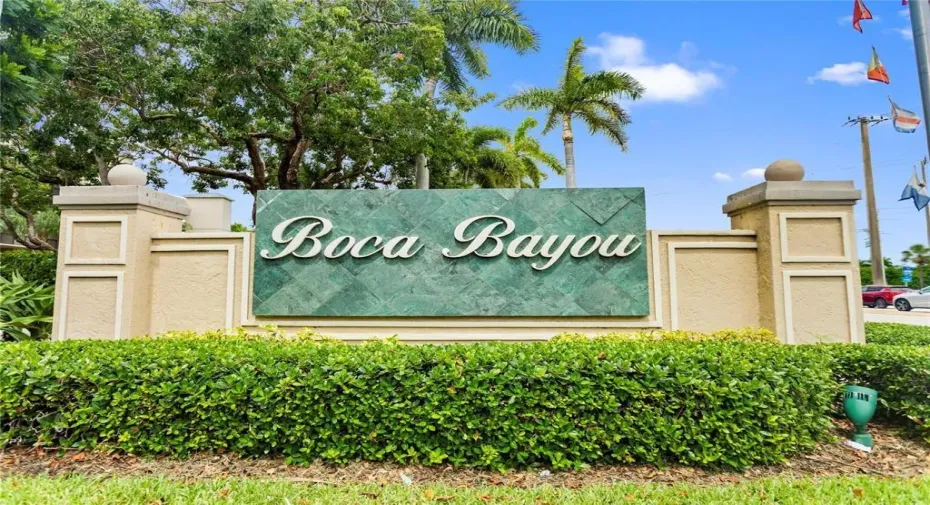 Boca Bayou Enterence