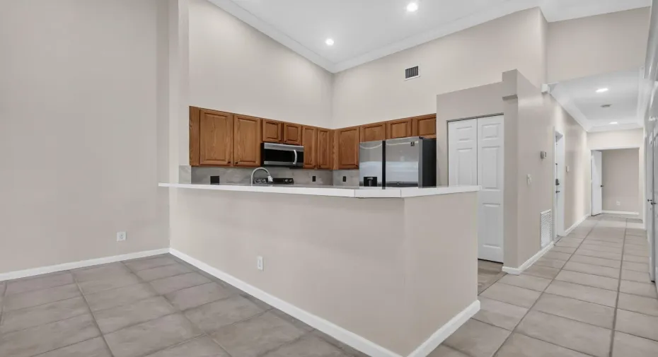 Open & large kitchen
