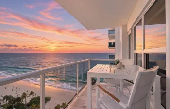 Sunrise from the balcony