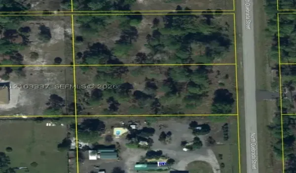 Property Plat Map. Outlining the surveyed boundaries and parcel dimensions for the property