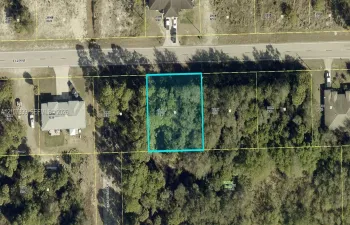 Property Plat Map. Depicting the surveyed boundaries and parcel dimensions of the property