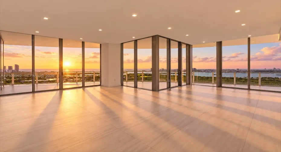 Floor-to-ceiling glass windows