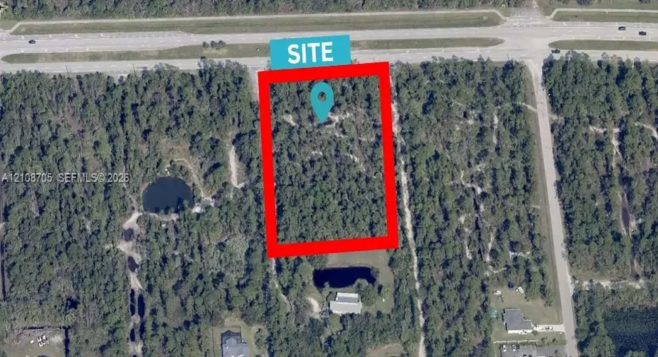 Aerial Site Plan. Illustrating the physical boundaries and geographic positioning of the property