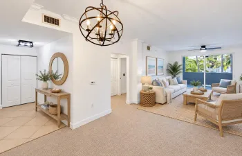 Entry/Living Space Rendering