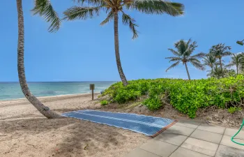 Right on the SAND!