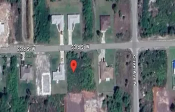 Site Map. Overhead illustration of the property boundaries and surrounding area