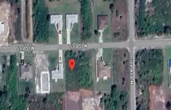 Site Map. Overhead illustration of the property boundaries and surrounding area