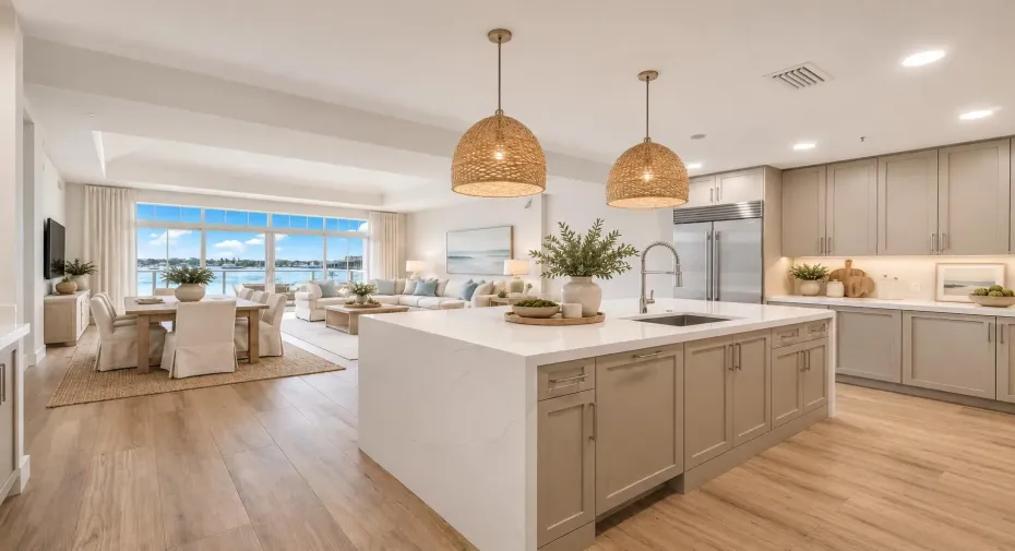 Open Concept Living (Virtual Staging)