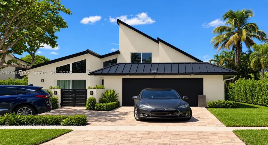 New Standing Seem Roof and Argon gas filled impact windows and doors