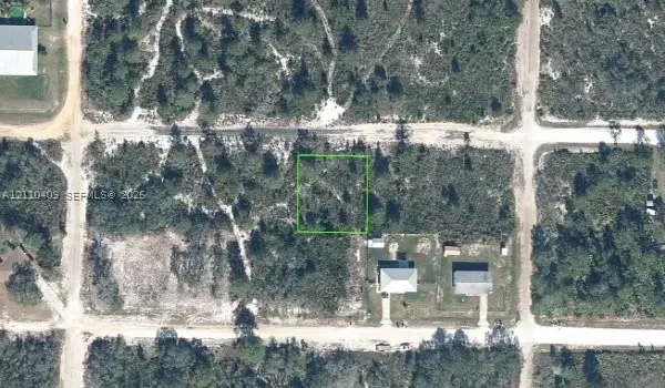 Aerial Plat Map. Illustrating the defined perimeter boundaries of the property