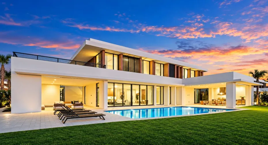 Exterior Back Twilight