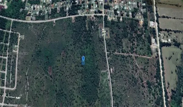 Aerial Survey Map. Illustrating the boundaries and geographic positioning of the property