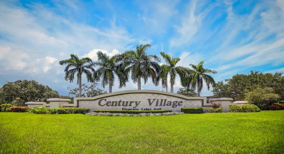Front entrance sign