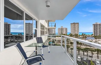 Glass balcony