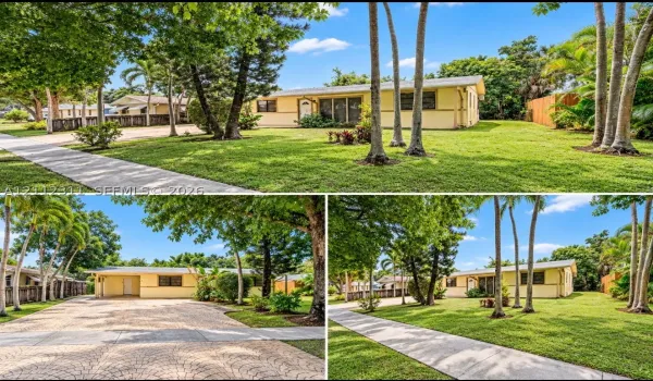 Property Exterior Photograph. Depicting the front elevation and grounds of the property