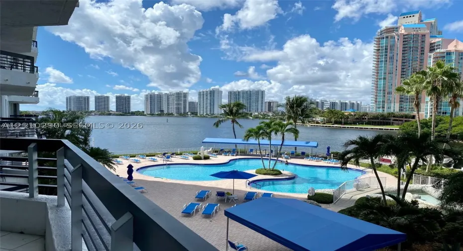 Beautiful Water Views from the Balcony