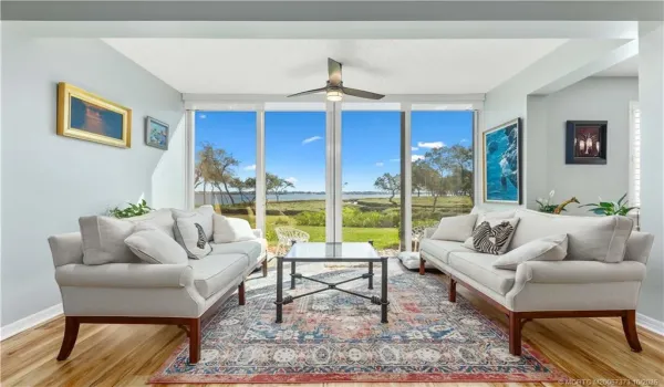 Extended Living area with River Views
