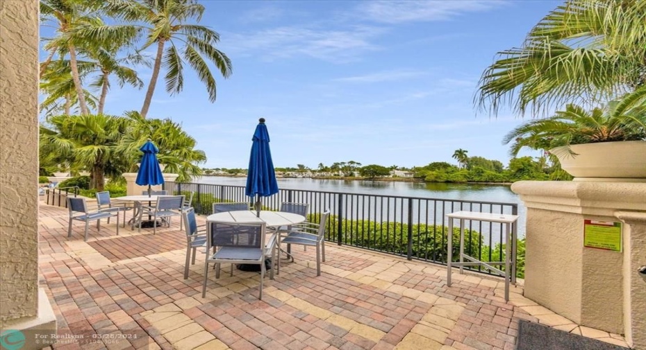 Intracoastal View from The Clubhouse Game Room