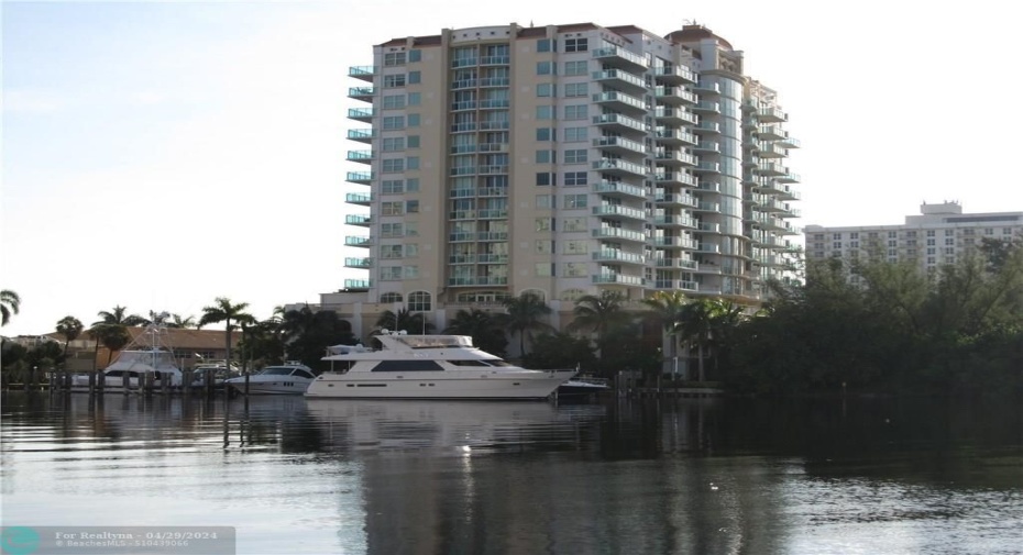 LE CLUB FROM ACROSS INTRACOASTAL WATERRWAY