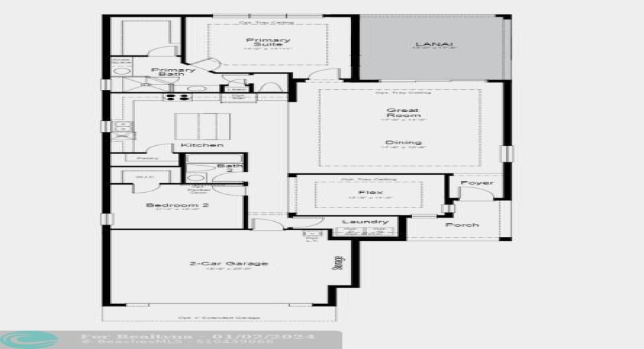 Structural options include: extended covered lanai and 8' interior doors.