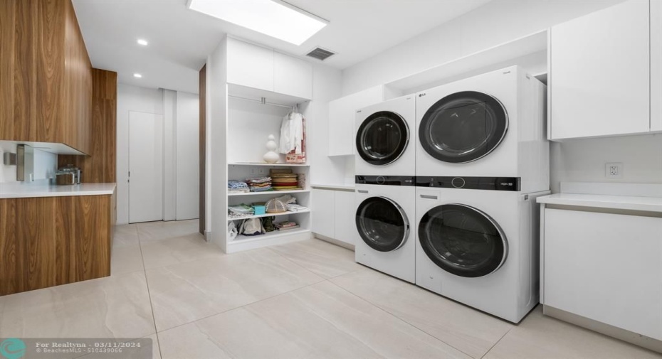 The Butlers Pantry Blends to Utility & Laundry Area
