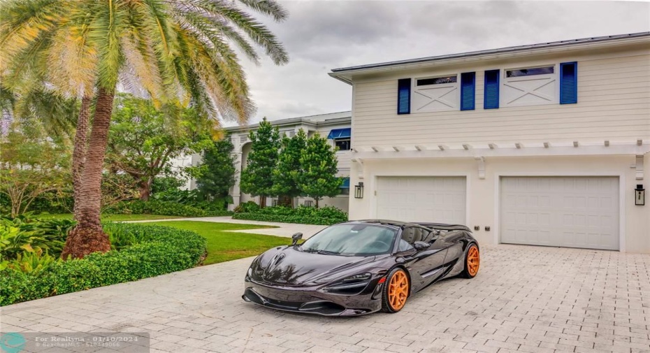 This home comes with a 2 car garage and a massive driveway to store all of your toys!