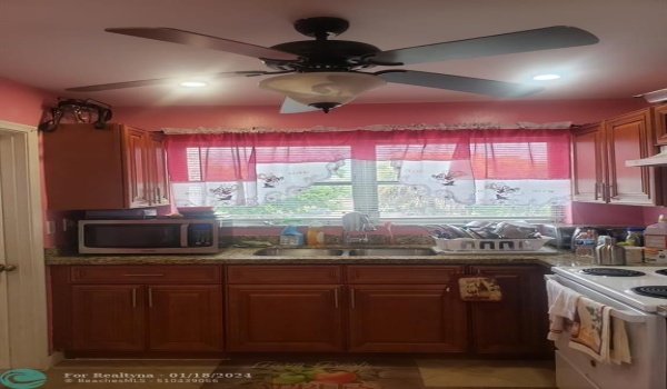 Kitchen with granite counter tops