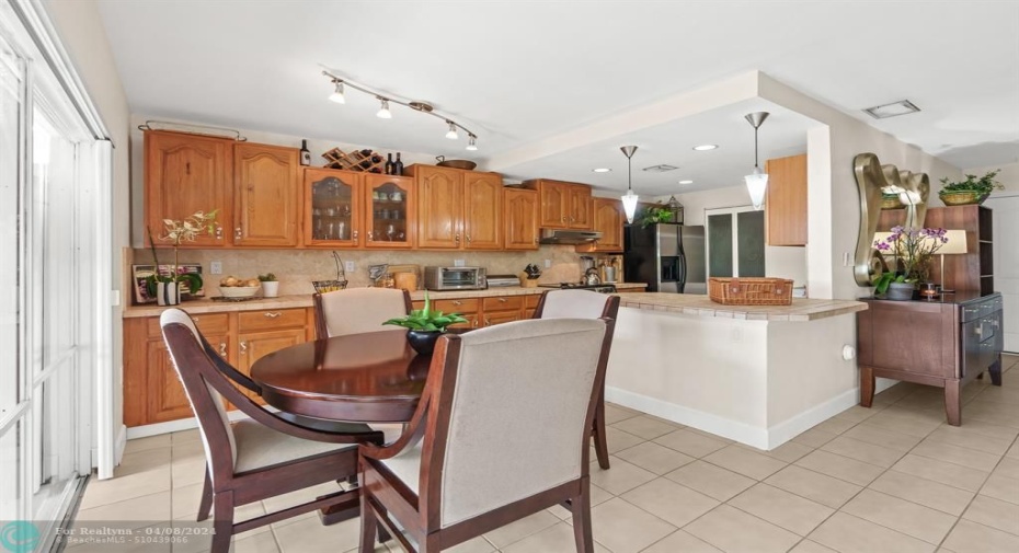Living/dining/kitchen combo. Open concept for ease of entertaining.