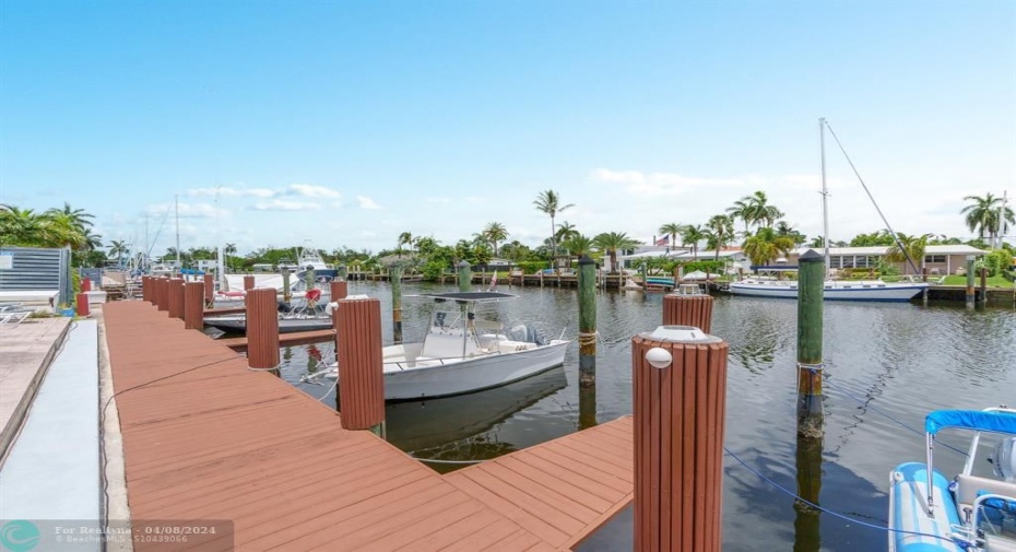 Dock for 15 boats, based on availability and approval from the HOA.