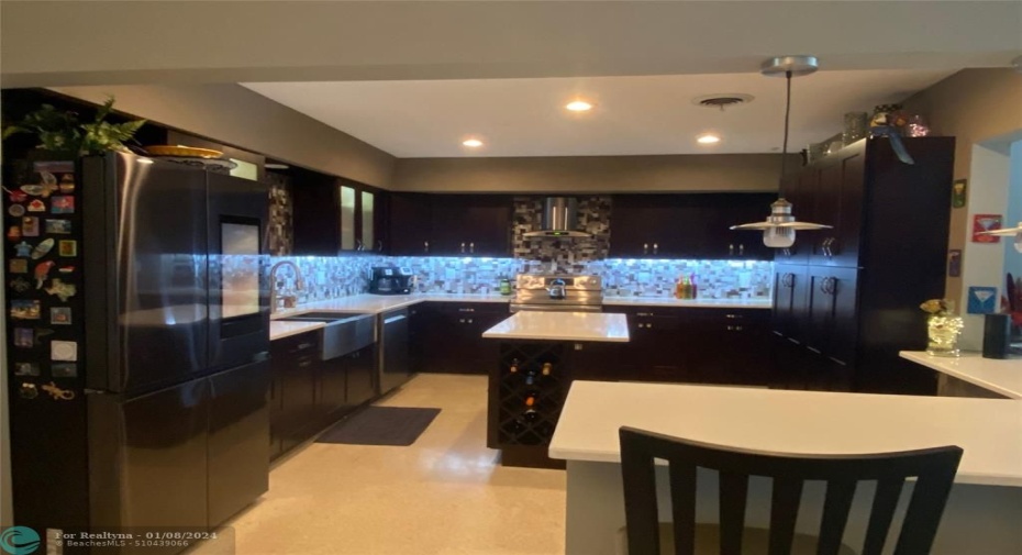 Designer kitchen with all the bells and whistles