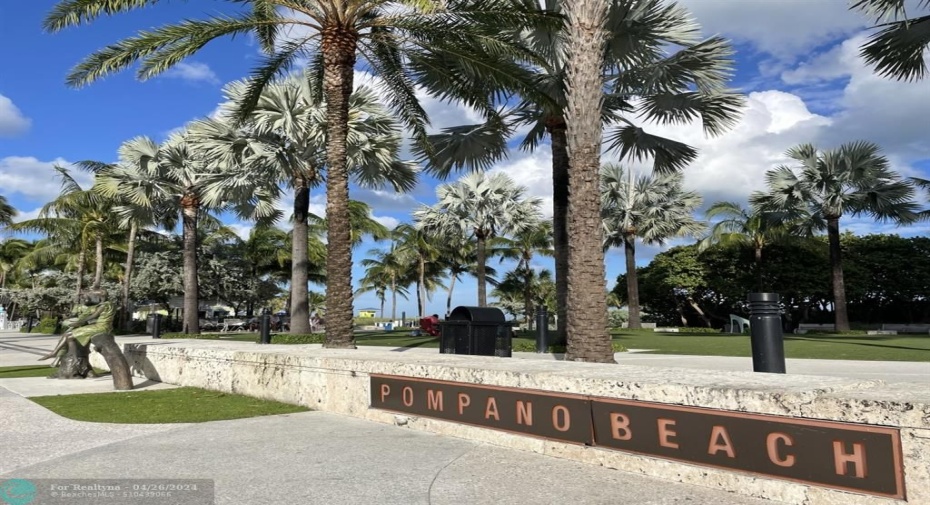 Entrance to Pompano Beach