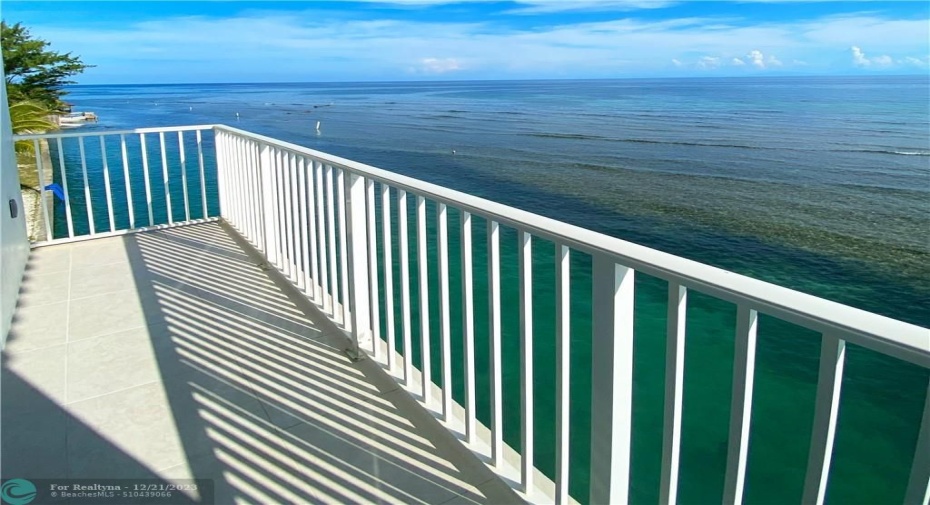 Third level balcony view