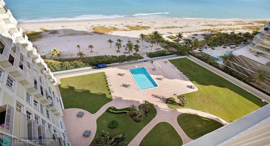 Pool/Beach from Balcony