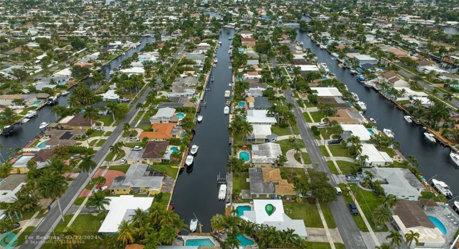 Aerial View of Stucture/Canal.