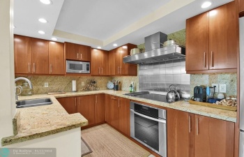 Custom Kitchen and Cherry Wood Cabinets