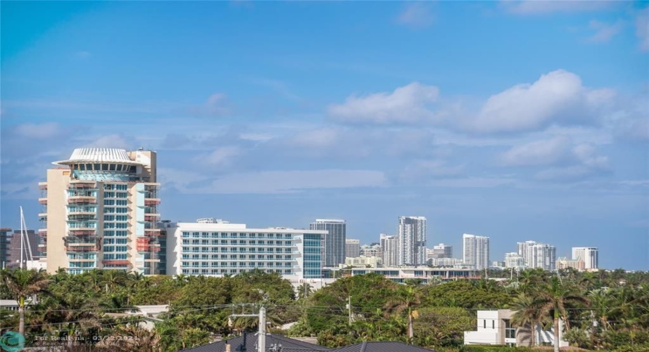 Views of Downtown Fort Lauderdale and the Port.