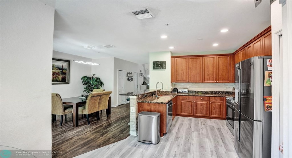 Beautiful laminate flooring throughout 2nd floor.