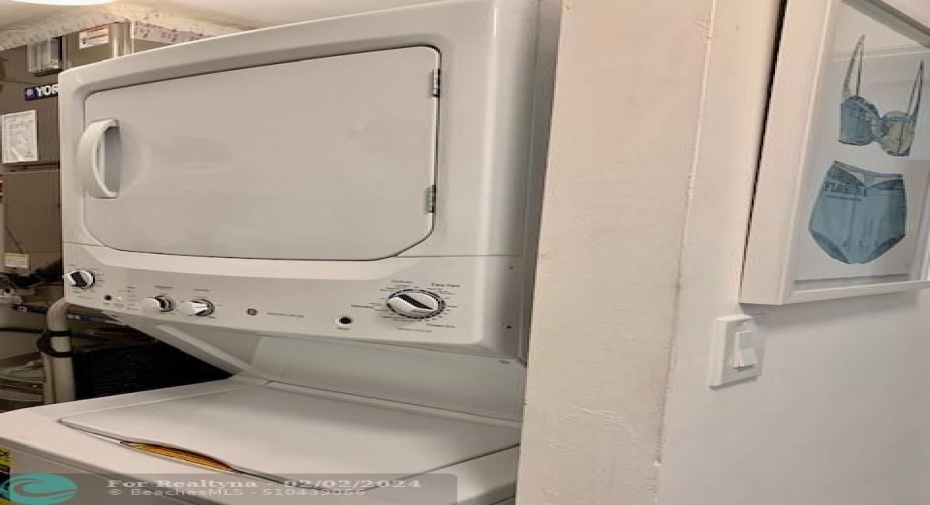 Personal laundry room