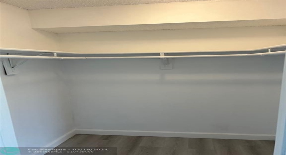 spacious walkin closet in master suite