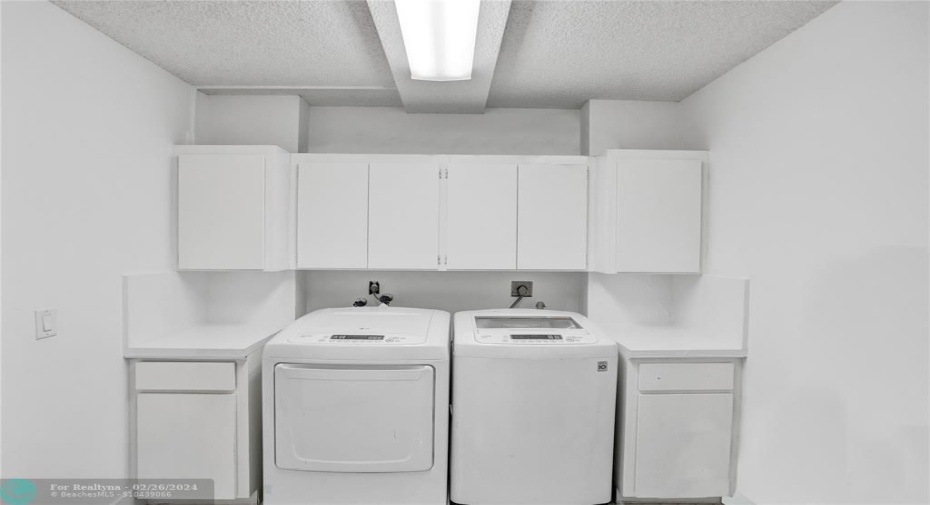 Laundry Room with Full-Size Appliances