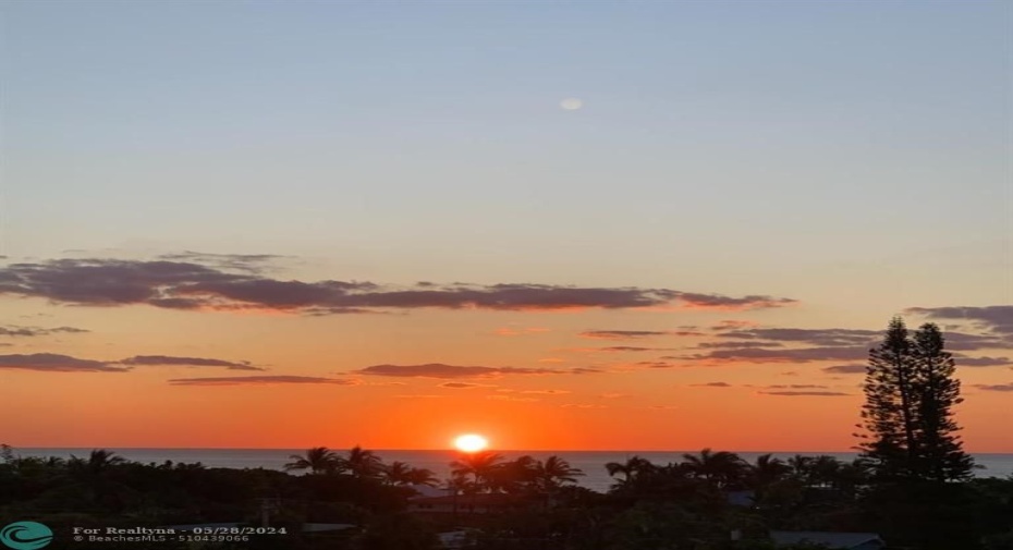 Magnificent Sunrise View from Unit