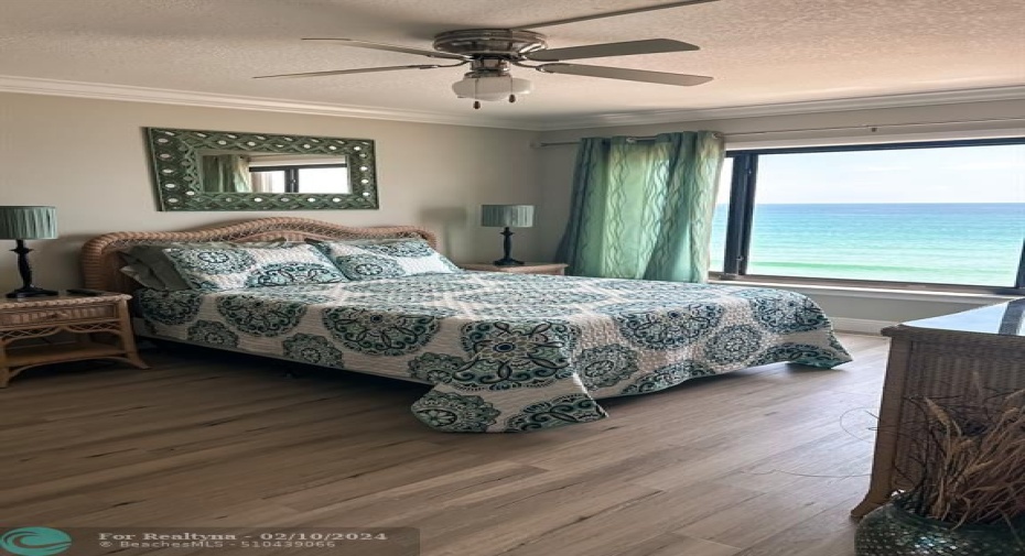 Primary Bedroom with view of Ocean
