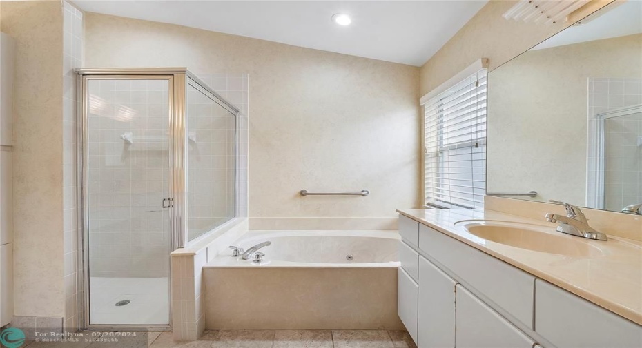 Separate Tub and Shower