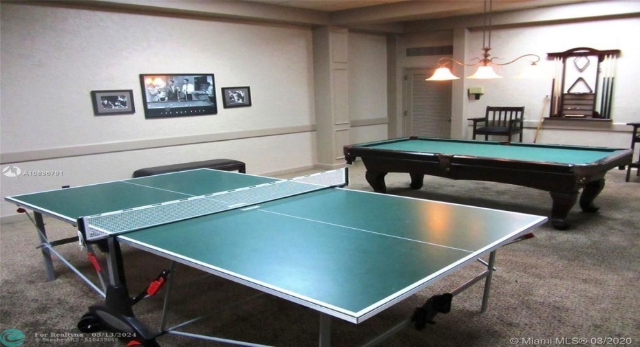Pool-Ping Pong Room