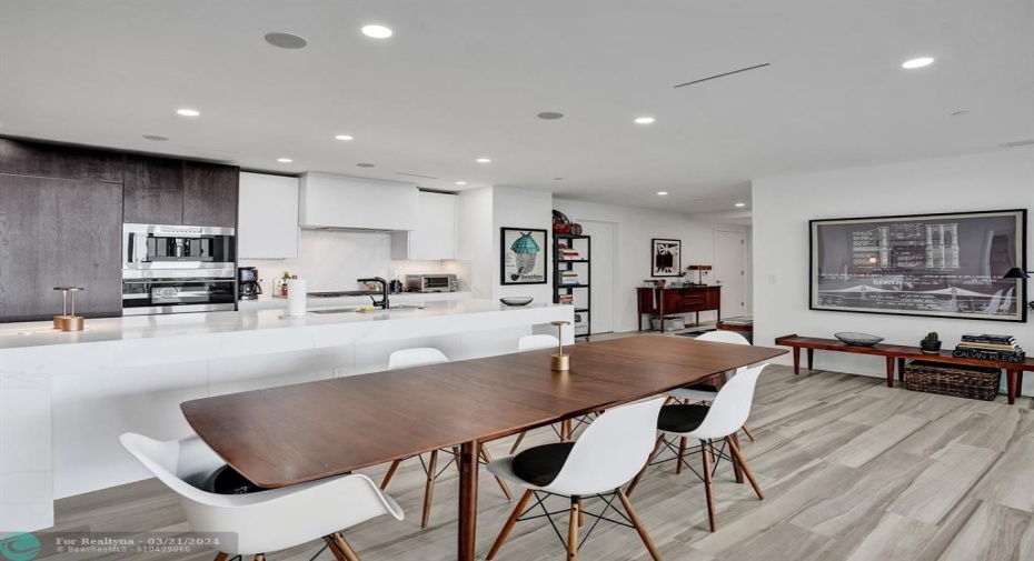 Dining Room & Living Room