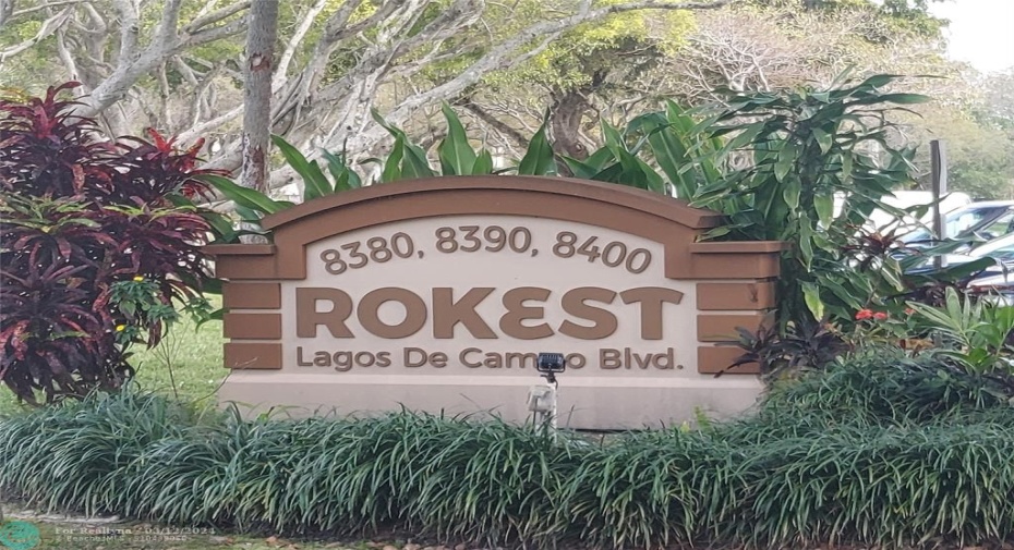 Community entry Sign