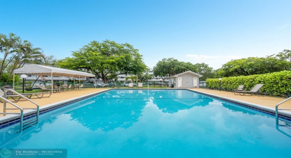 Relish in One of the Heated Pools in the community