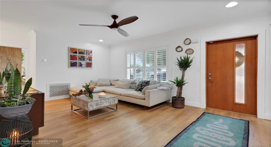 Perfect space with Plantation Shutters