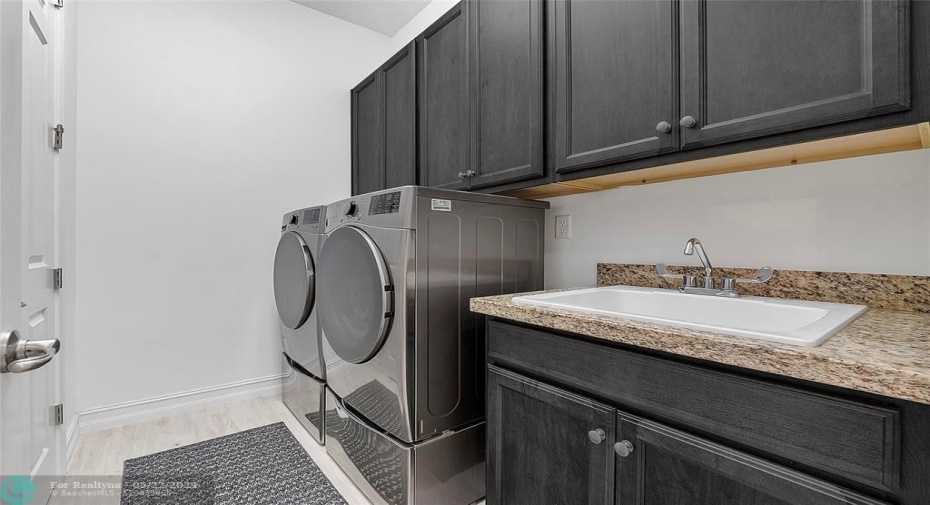 Laundry Room with Built-ins